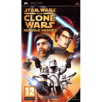 Star Wars The Clone Wars Respublic Heroes [PSP, английская версия]